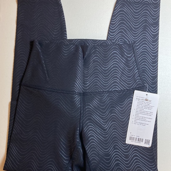 🔥 Lululemon Align 25” Aqueous Black 4 - Picture 4 of 8